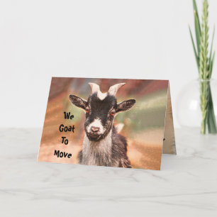 Cute Goat Farm Flytta Ny adress Kort