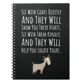 Cute Goat Farmer Gifts Animal Farming Pet Owner Anteckningsbok