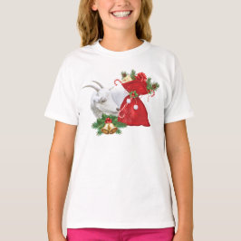 Cute Goat jul Sleepshirt T-shirt