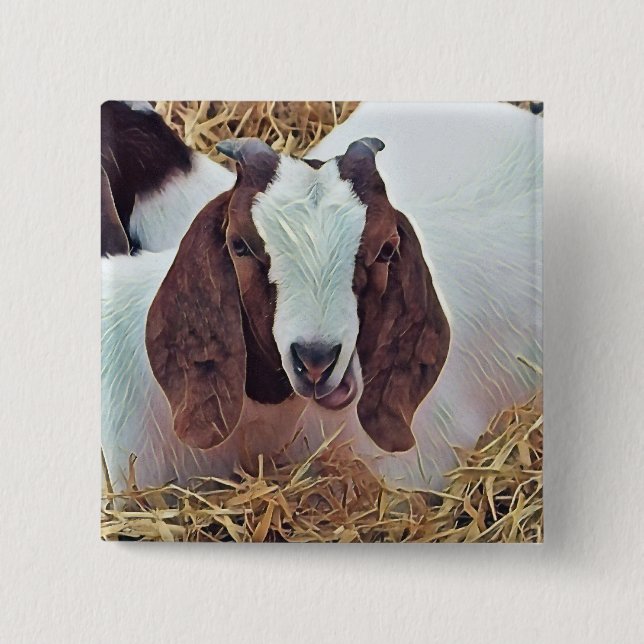 CUTE GOAT KNAPP (Framsida)