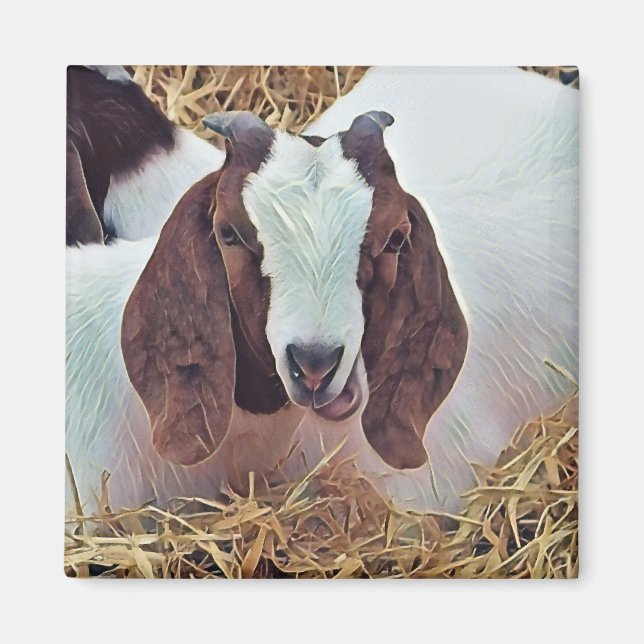 CUTE GOAT MAGNET (Framsidan)
