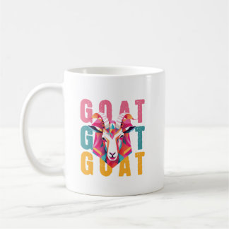 Cute Goat-minimalisten stil art Kaffemugg