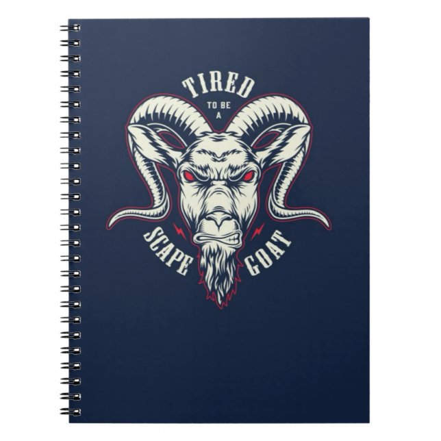 Cute Goat Notebook Pet Animal Kids Livestock Anteckningsbok (Framsidan)