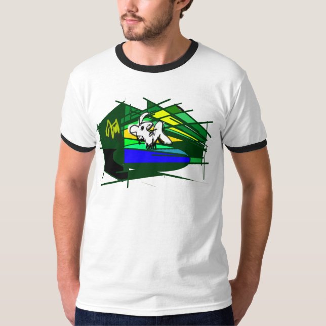 Cute Goat St Patrick Day T Shirt (Framsida)