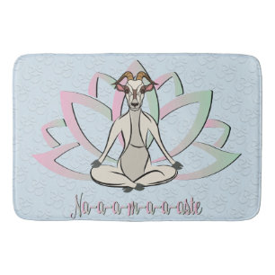 CUTE GOAT YOGA Namaste GetYerGoat™ Badrumsmatta