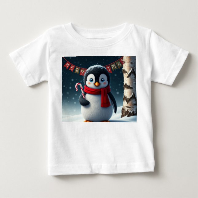 "Cute God jul Baby T-Shirt - Aditable Holi (Framsida)