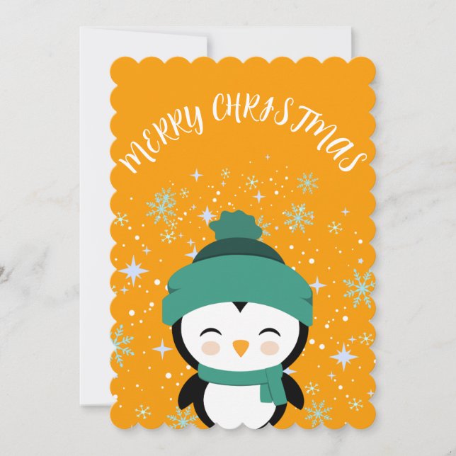 Cute God jul Card Kort (Framsida)