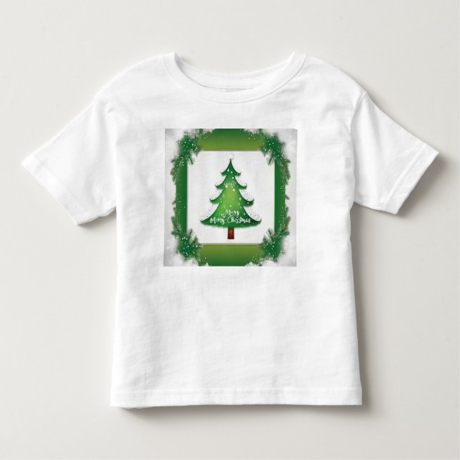 "Cute God jul Children's T-Shirt - Roligt Hol (Framsida)