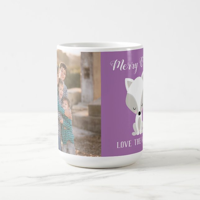 Cute God jul Fox Kaffemugg (Center)