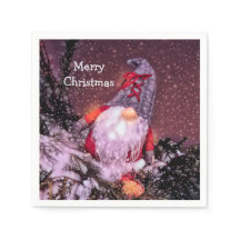 Cute God jul Gnome Helgdag Träd