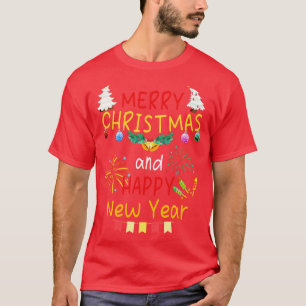 Cute God jul Gott nytt år 2022 T Shirt