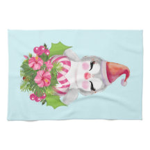 Cute God Jul Penguin i Santa Hat