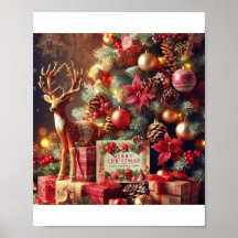 Cute God jul Poster