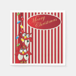 Cute God jul Uggla Pappersservett