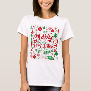 "Cute God jul Women's T-Shirt - Festive Ho