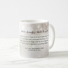 Cute Godparent Tack Gift Photo Kaffemugg