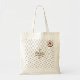 Cute Gold Bee Gift Tygkasse