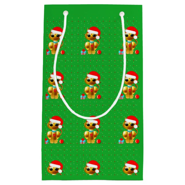 Cute Golden Christmas Cats (Framsidan)