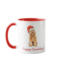 Cute Golden Doodle Hund Helgdag