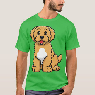Cute Golden Doodle Hund T Shirt