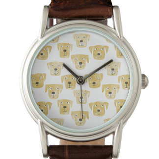 Cute Golden Labrador Retriever Hund Armbandsur