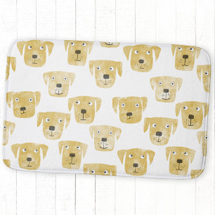 Cute Golden Labrador Retriever Hund Mönster Badrumsmatta