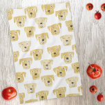Cute Golden Labrador Retriever Hund Mönster Kökshandduk<br><div class="desc">Vattenfärgning av söt Labrador Retriever hundar,  perfekt för djurälskare,  hundvalkare,  hund och veterinärer.</div>
