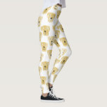Cute Golden Labrador Retriever Hund Mönster Leggings<br><div class="desc">Mönster av Golden Labrador Retriever hundar,  perfekt för djurälskare,  hund,  hundvalkare och veterinärer.</div>
