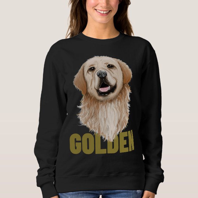 Cute Golden Labrador Retriever T Shirt (Framsida)