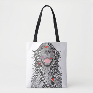 Cute Golden Retriever Free Kisses Tote Bag Tygkasse