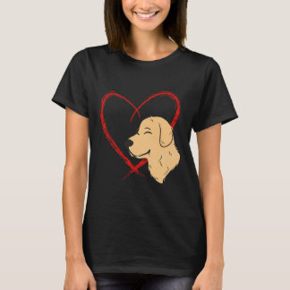 Cute Golden Retriever Hund älskare Funny Puppy för T Shirt