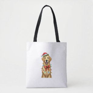 Cute Golden Retriever Hund Coquette Bow Jul M Tygkasse