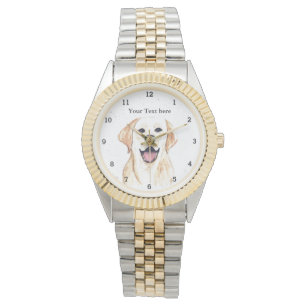 Cute Golden Retriever Hund Puppy Animal Djurälskar Armbandsur