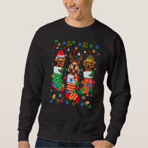Cute Golden Retriever Hund Puppy-julklapp Xm Lång Ärmad Tröja