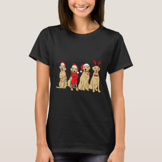 Cute Golden Retriever jul Golden Mamma Helgdag T Shirt