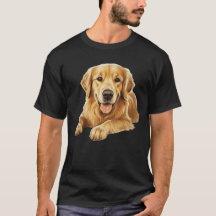 Cute Golden Retriever Kärlek T-Shirt