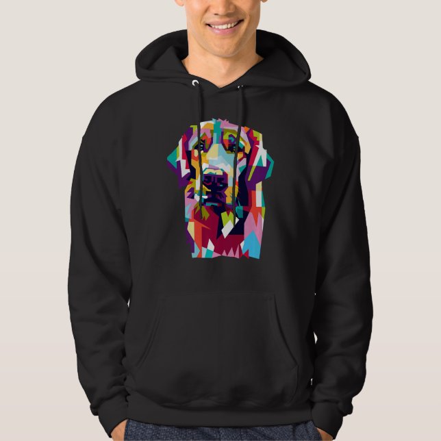 Cute Golden Retriever Labrador Lab Hoodie (Framsida)