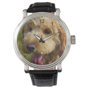Cute Goldendoodle Hund Armbandsur