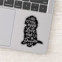 Cute Goldendoodle Labradoodle Kärlek Sticker