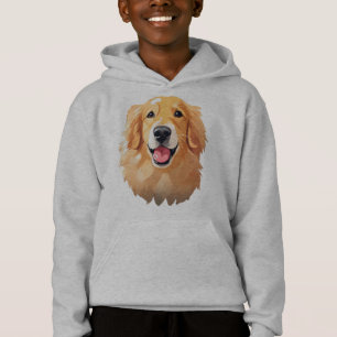 Cute goldenhämmare Hund Lycklig Ansikte Expression T Shirt