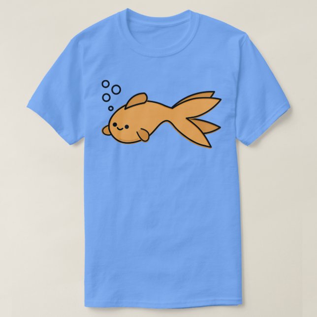 Cute Goldfish 1 T Shirt (Design framsida)