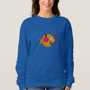 Cute Goldfish in Rosa Earmuffs Artistic Swimmer T Shirt