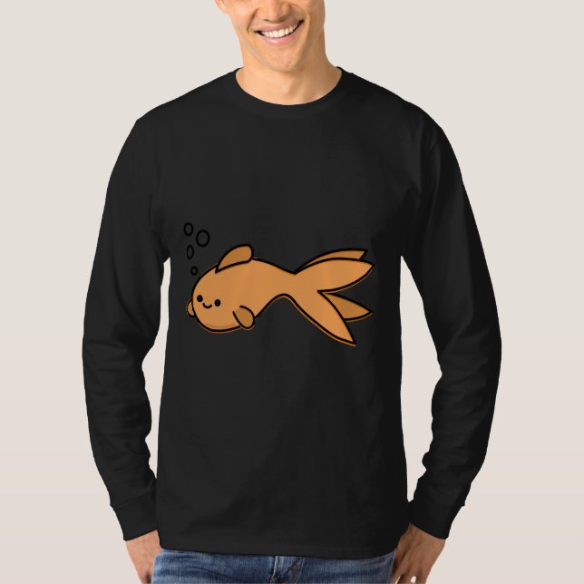 Cute Goldfish T Shirt (Framsida)