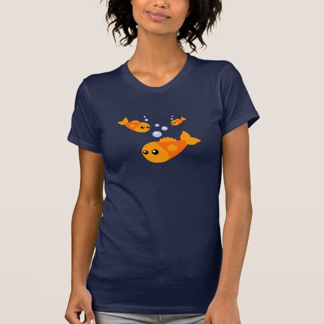 Cute Goldfish T-Shirt (Framsida)