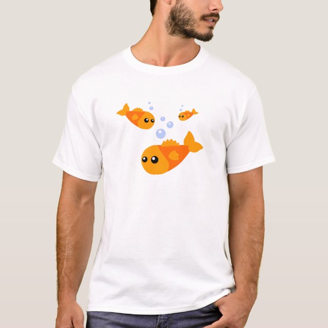 Cute Goldfish T-Shirt (Framsida)