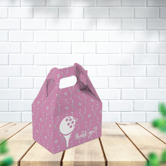 Cute Golf Boll Tack Rosa Presentaskar