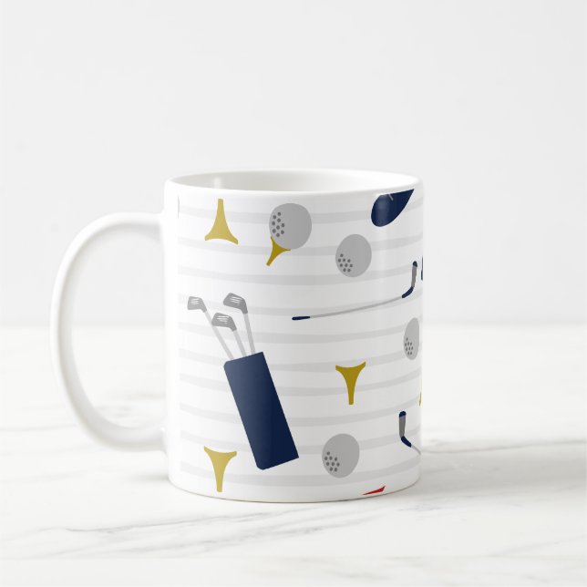 Cute Golf-kaffe mugg (Vänster)
