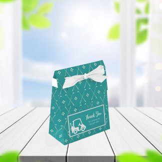 Cute Golf Theme Tack Teal Presentaskar