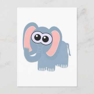 Cute Goofkins elephant Vykort