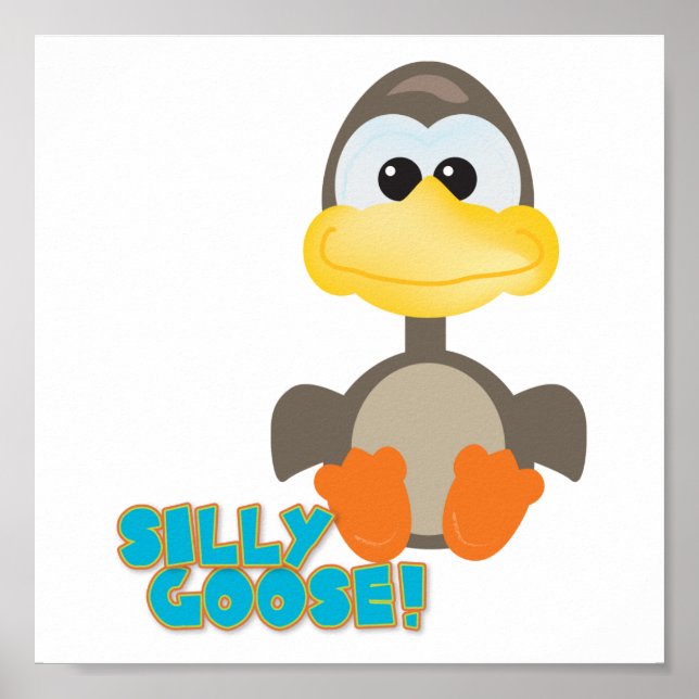 Cute Goofkins fånig goose Poster (Framsidan)